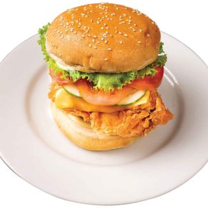 chicken cheese burger