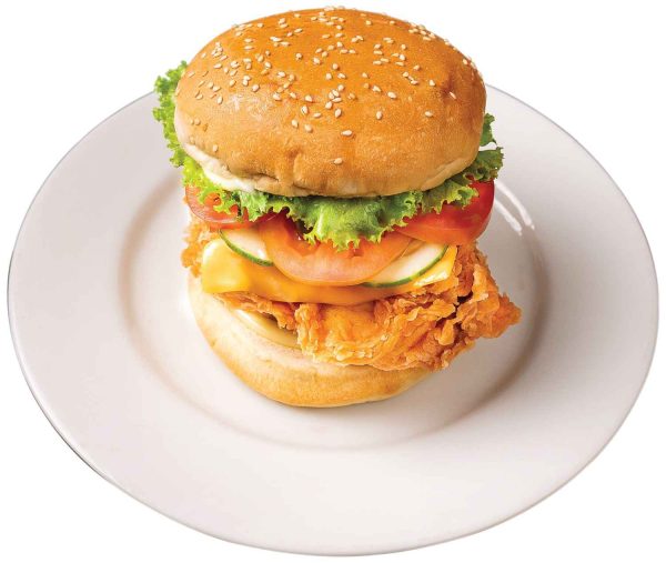 chicken cheese burger