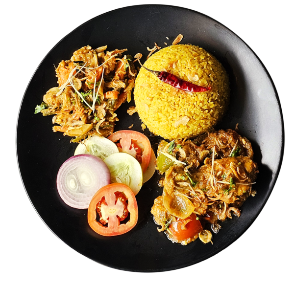 Spicy Chicken Khichuri